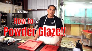 How to powder glaze cabinets and furniture [upl. by Ahseer]