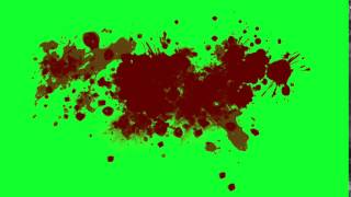 Blood Splatter  FREE GREEN SCREEN EFFECTS [upl. by Swirsky]