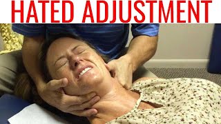 Hot patient gets Emotional after receiving Painful Chiropractic Adjustment [upl. by Thora]