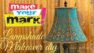 How to Fancy Lampshade Makeover DIY [upl. by Yentuoc]