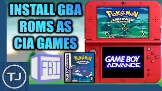 3DS Create amp Install GBA Virtual Console CIAs [upl. by Nassir]