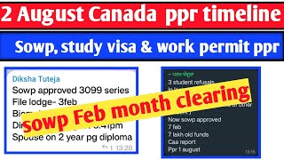 2 August Canada ppr timeline  Todays ppr request timeline canada  Latest Canada PPR part 1 [upl. by Jens]