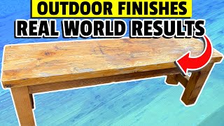 Outdoor Finishes  Real World Results [upl. by Meelak]