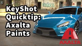 KeyShot Quicktip Axalta Paints [upl. by Buderus724]