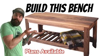 How To Build a Bench  Easy DIY Bench [upl. by Vyner258]